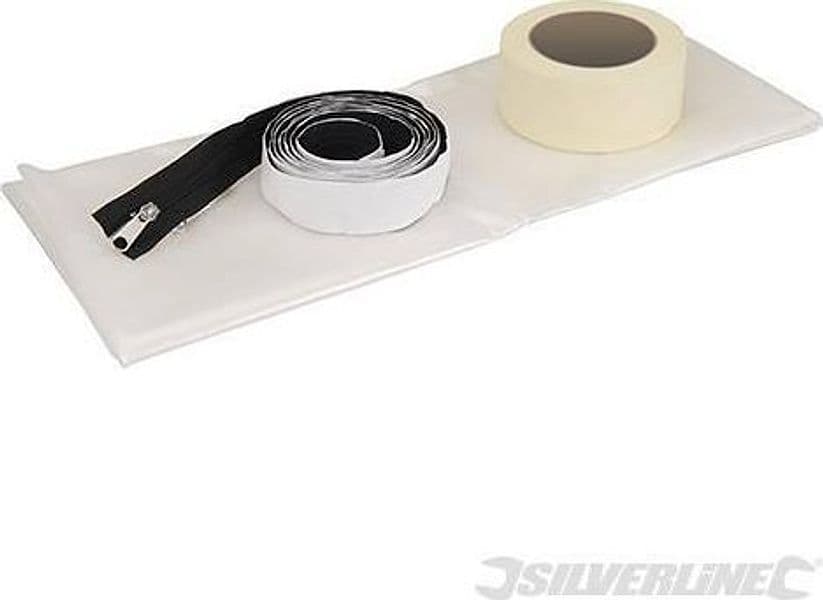 Kit antipolvere per porte con cerniera 1,2 x 2,1 m Silverline