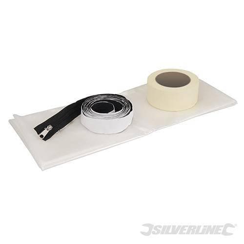 Kit antipolvere per porte con cerniera 1,2 x 2,1 m Silverline