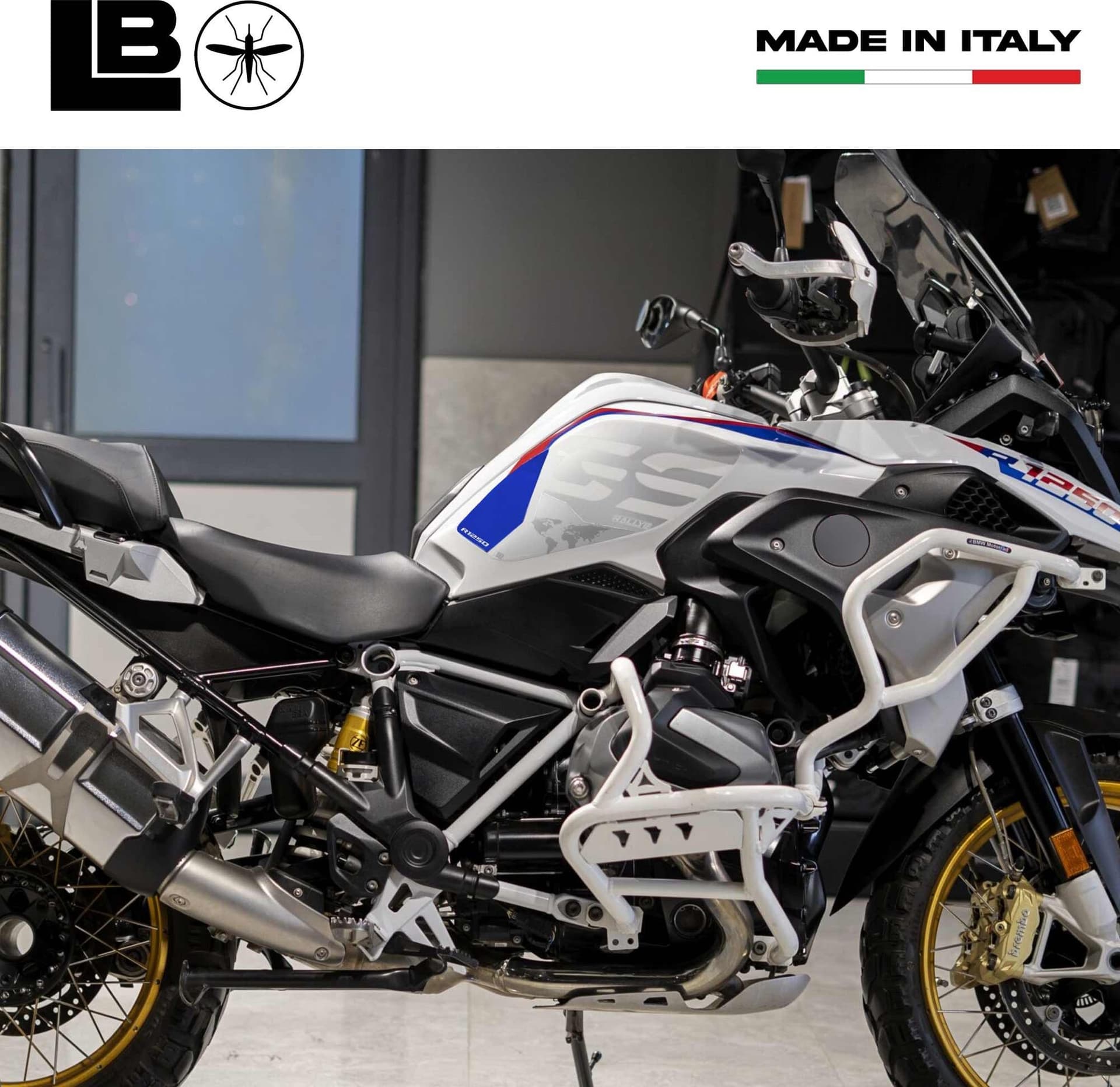 Adesivi 3D Protezioni Laterali compatibili con BMW R1250 GS Rallye 2021-24 - 3