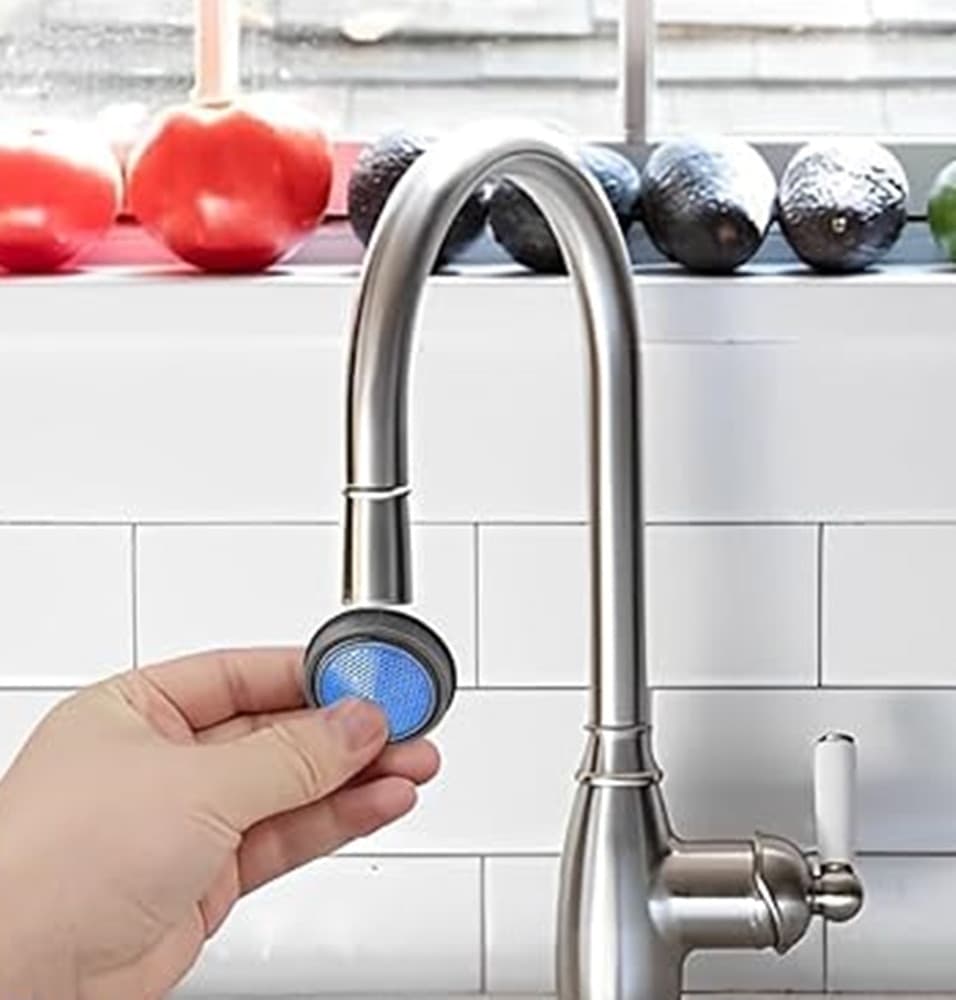 SET 4PZ AERATORE PER RUBINETTO M24 24MM FILTRO ACQUA ROMPIGETTO PER CUCINA BAGNO - 6