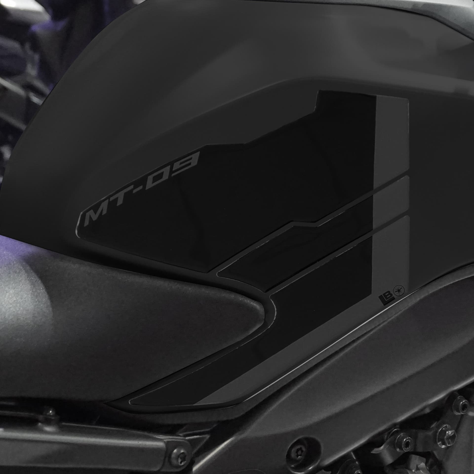 Adesivi 3D Protezioni Laterali moto compatibili con Yamaha MT-09 2024-2025 - 26
