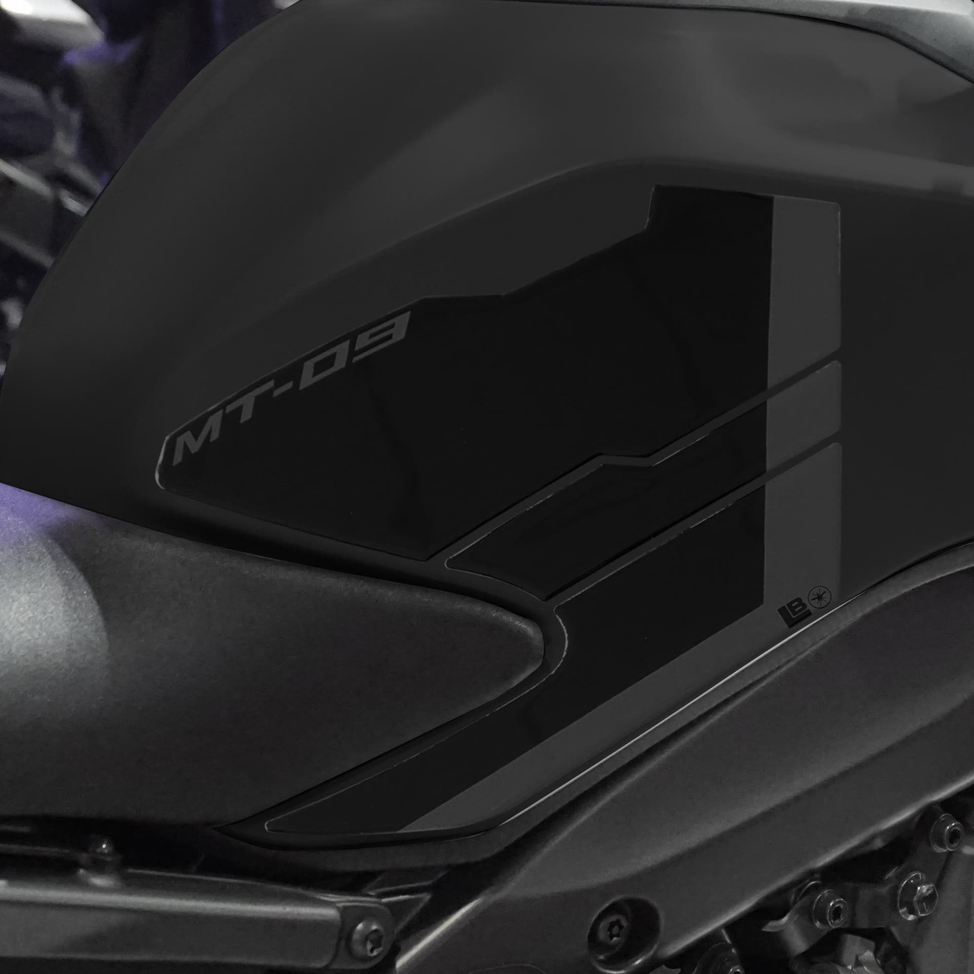 Adesivi 3D Protezioni Laterali moto compatibili con Yamaha MT-09 2024-2025 - 20