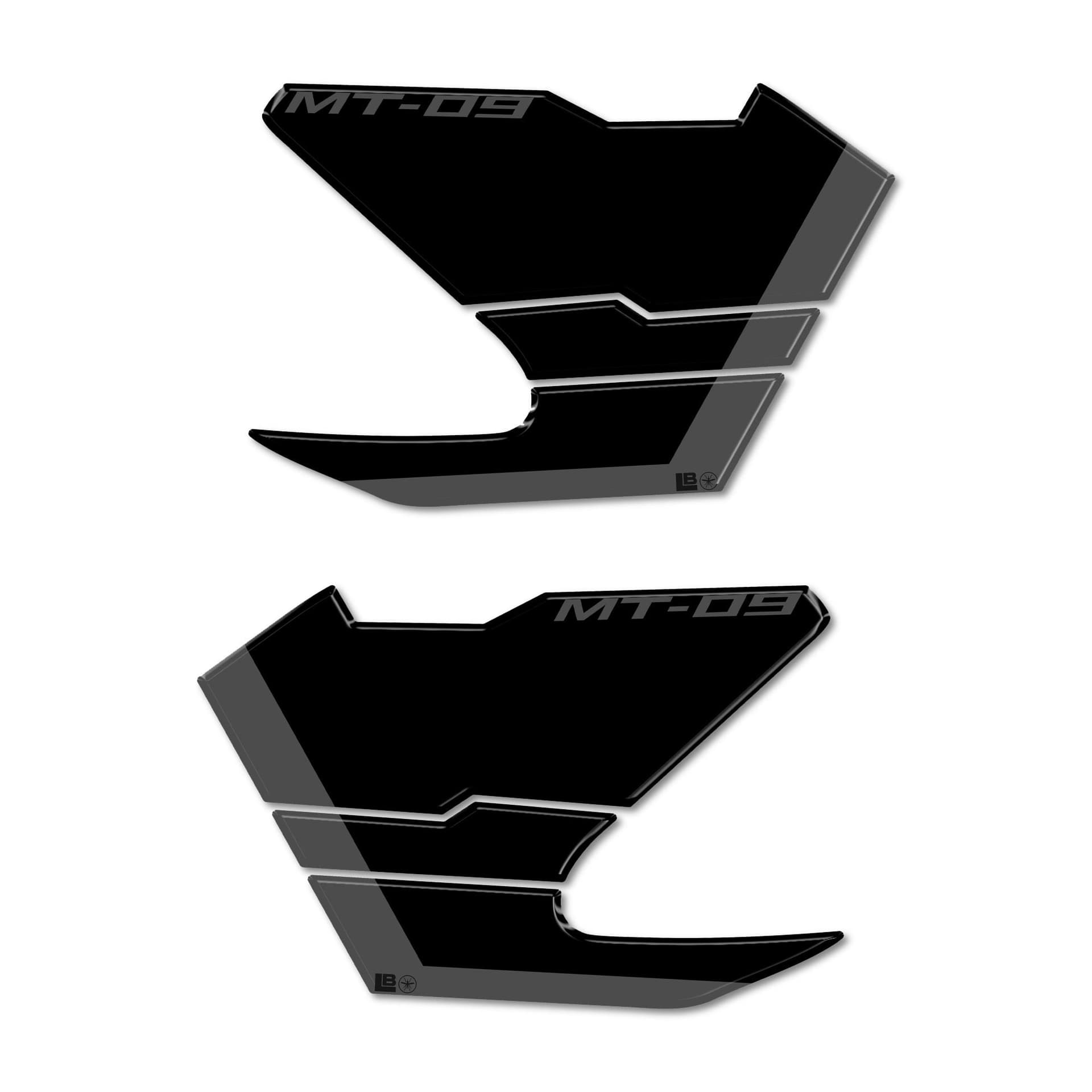 Adesivi 3D Protezioni Laterali moto compatibili con Yamaha MT-09 2024-2025 - 21