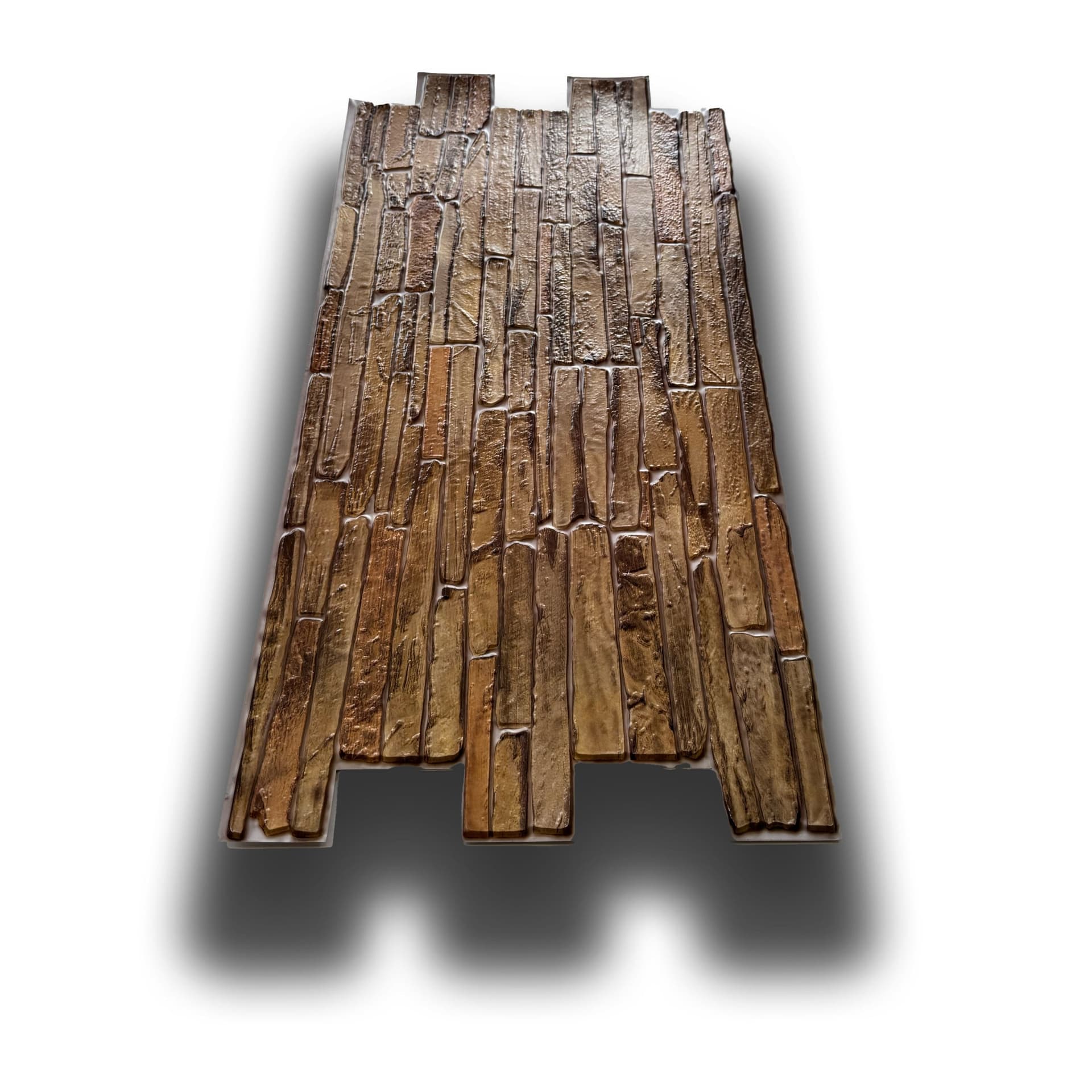 pacchi da 10 o 20 Pannelli 3D Rivestimento a parete in PVC effetto PIETRA BROWN 96x48cm Realistici, isolanti - Eternal Parquet