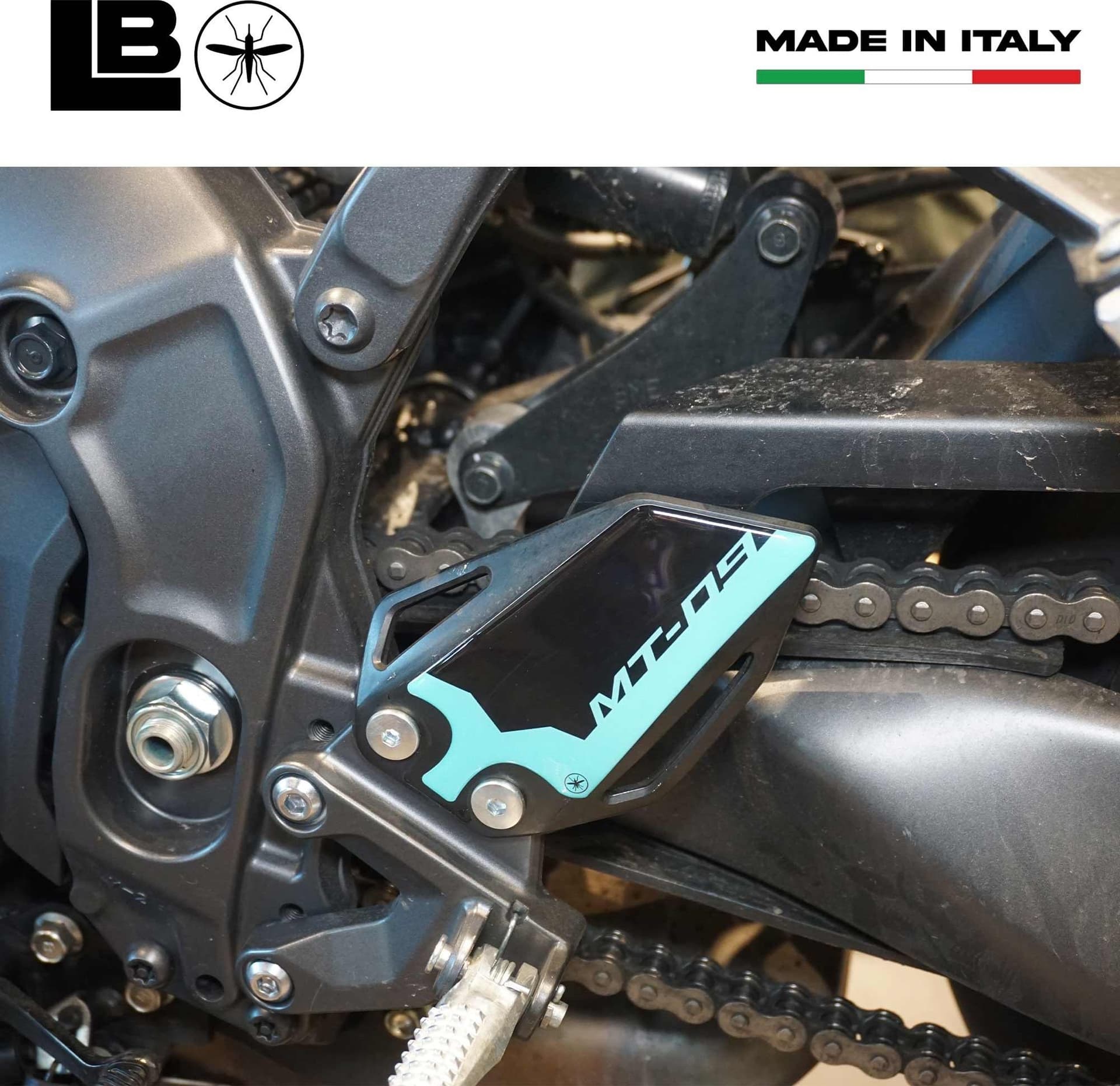 Adesivi 3D Protezioni Battitacco moto compatibili con Yamaha MT-09 2024-2025 - 15