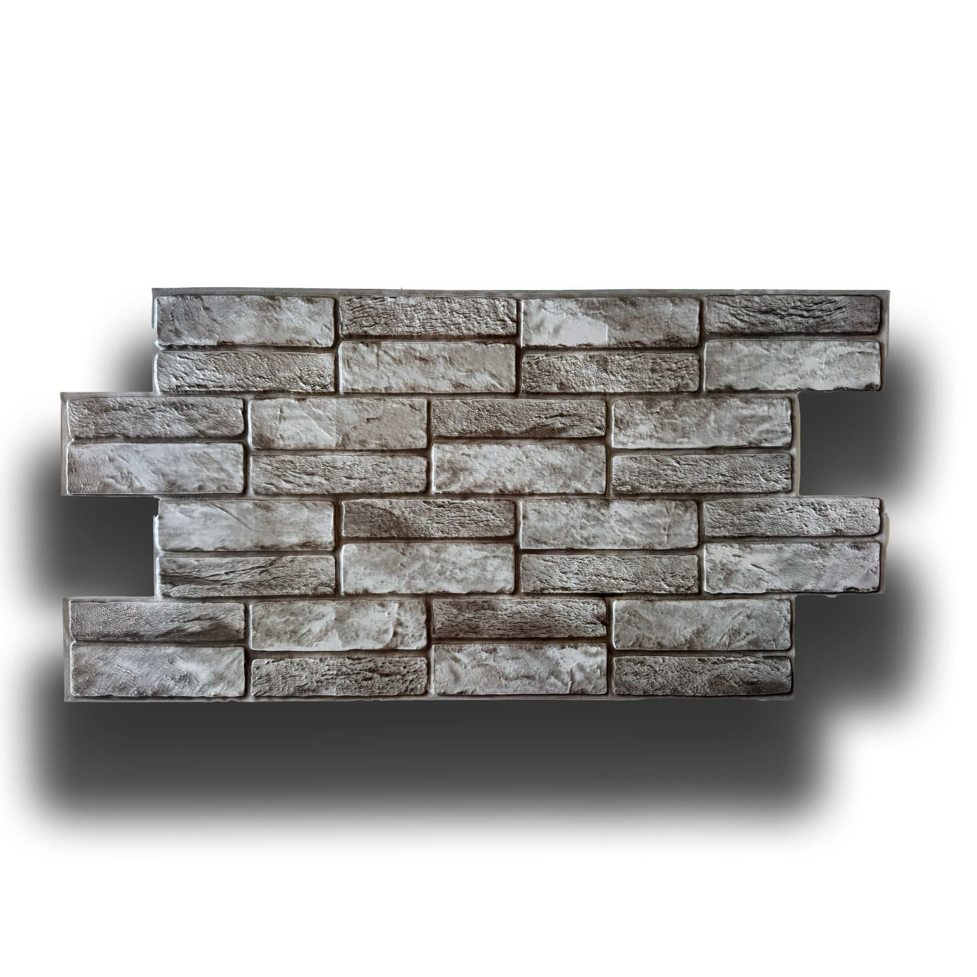pacchi da 10 o 20 Pannelli 3D Rivestimento a parete in PVC effetto PIETRA GRIGIA DOPPIA 96x48cm Realistici, isolanti in Decorazioni a parete Eternal Parquet - Ariano Irpino, commercioVirtuoso.it