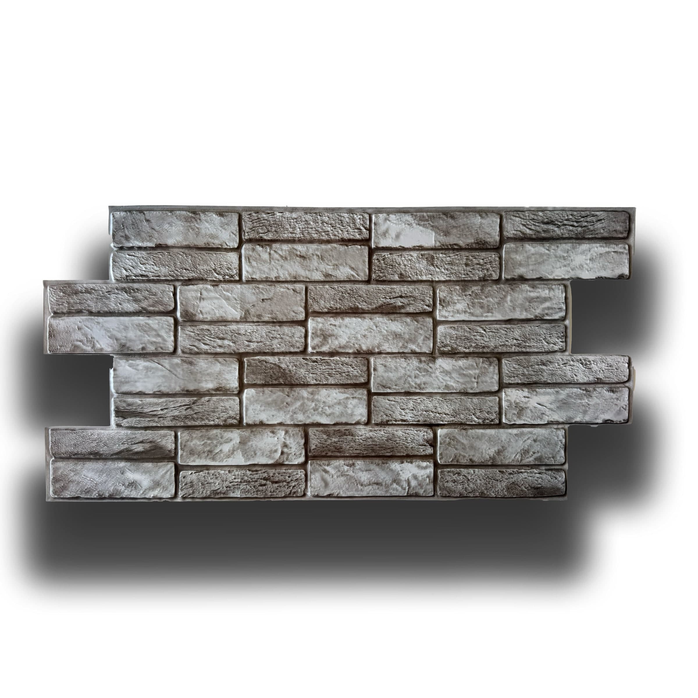 pacchi da 10 o 20 Pannelli 3D Rivestimento a parete in PVC effetto PIETRA GRIGIA DOPPIA 96x48cm Realistici, isolanti in Decorazioni a parete Eternal Parquet - Ariano Irpino, commercioVirtuoso.it