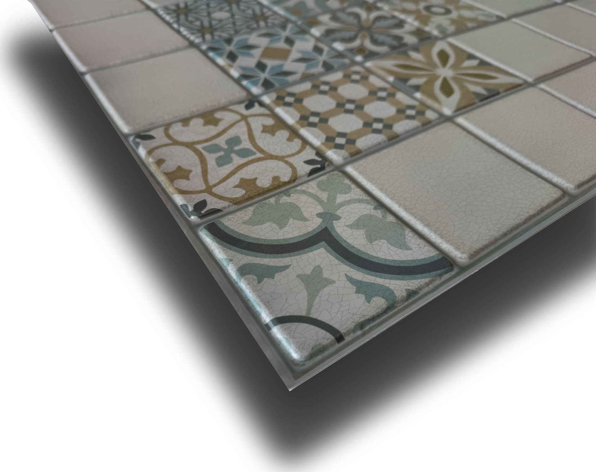 Pannelli 3D Rivestimento a parete in PVC effetto CEMENTINE 96x48cm Realistici, isolanti, idrorepellenti. - Eternal Parquet