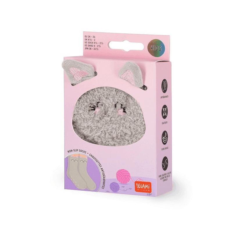 Legami - Calzini Antiscivolo per Bambini a tema Gattino - 4