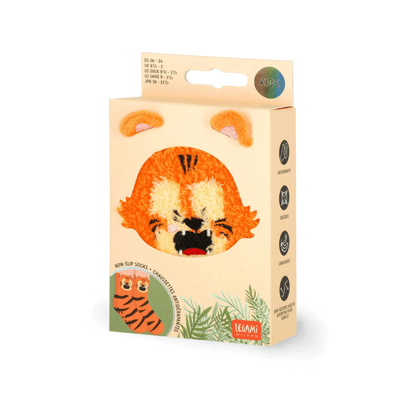 Legami - Calzini Antiscivolo per Bambini a tema Tigre - 4