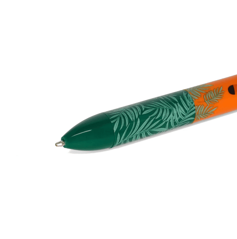 Legami - Penna a Sfera a Due Colori - Click&Clack - Tigre Inchiostro: Blu e arancione (CLICK0028) - 2