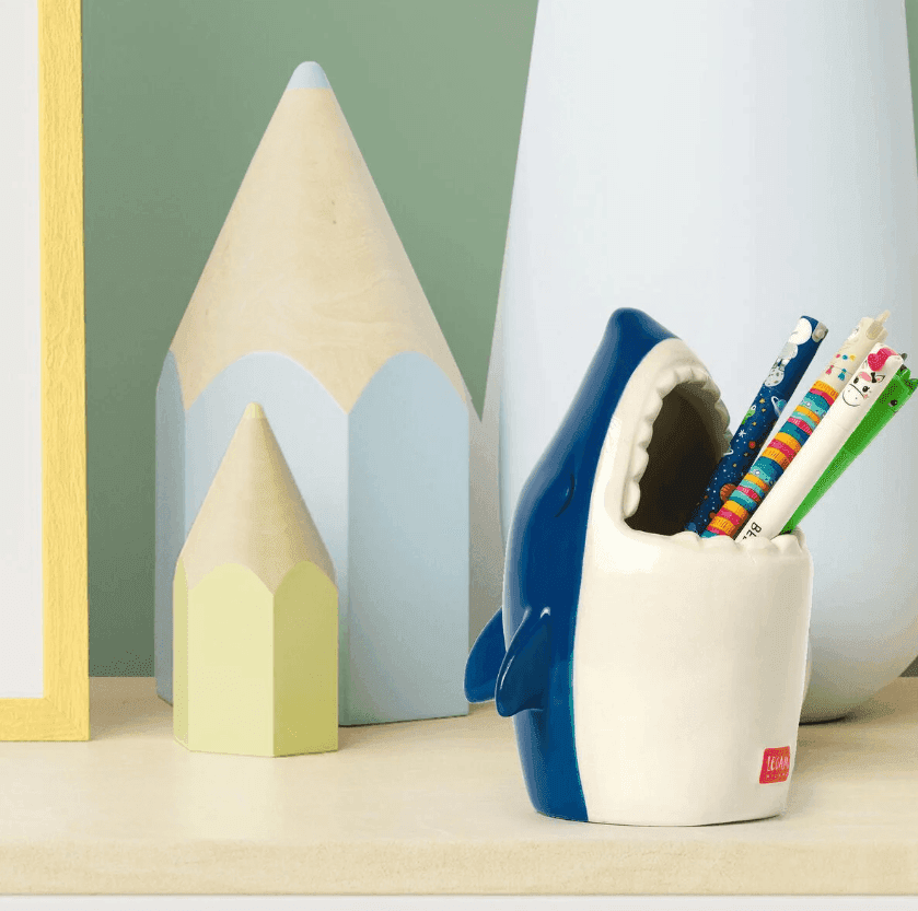 Legami- Portapenne in Ceramica Shark - Desk Friends (PHS0002) - 2