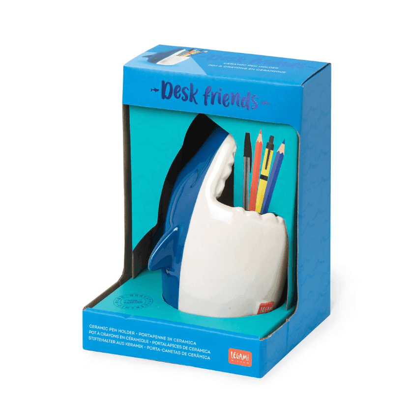 Legami- Portapenne in Ceramica Shark - Desk Friends (PHS0002) - 3