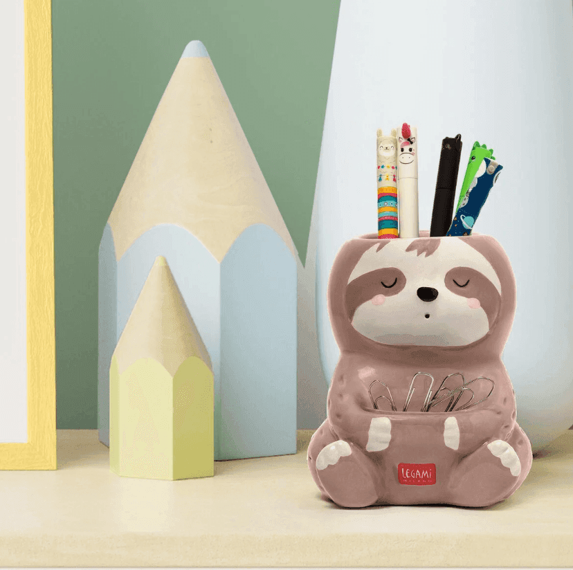 Legami - Portapenne in Ceramica Sloth - Desk Friends (PHS0004) - 2