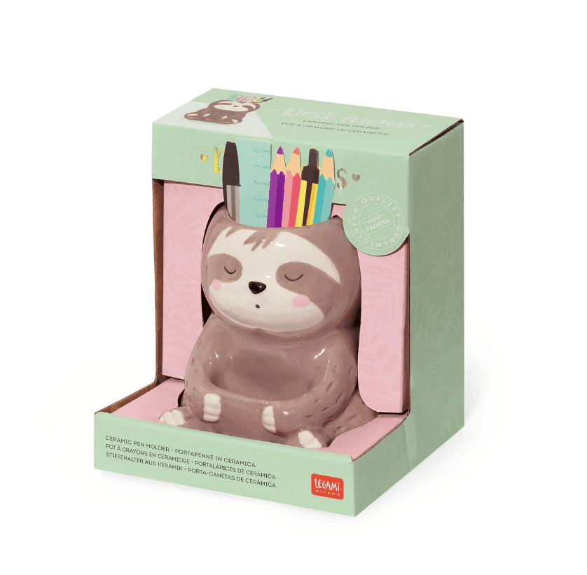 Legami - Portapenne in Ceramica Sloth - Desk Friends (PHS0004) - 3