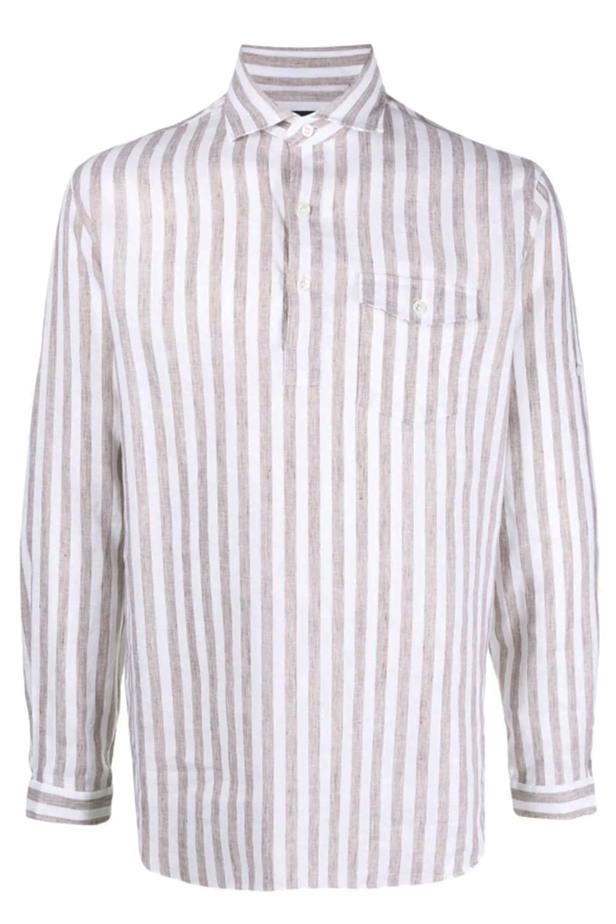 Lardini  Camicie White/brown - 6