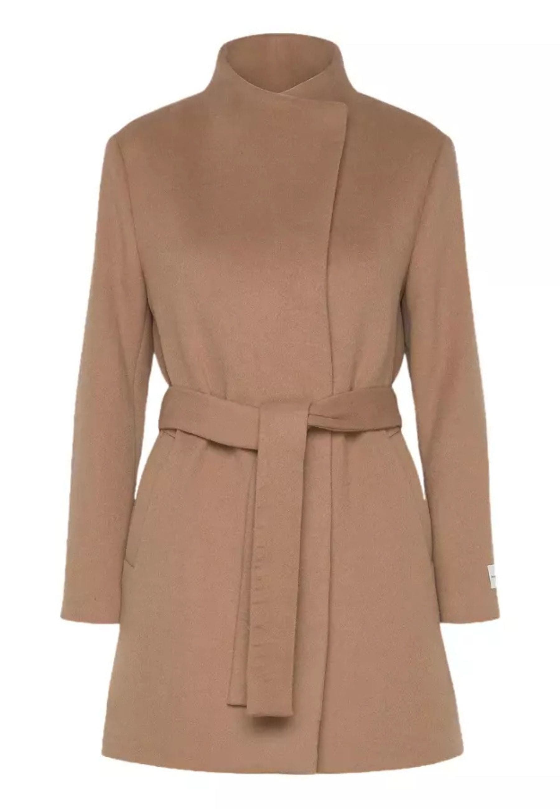 calvin klein  CAPPOTTO WOOL FUNNEL NECK COAT - 5