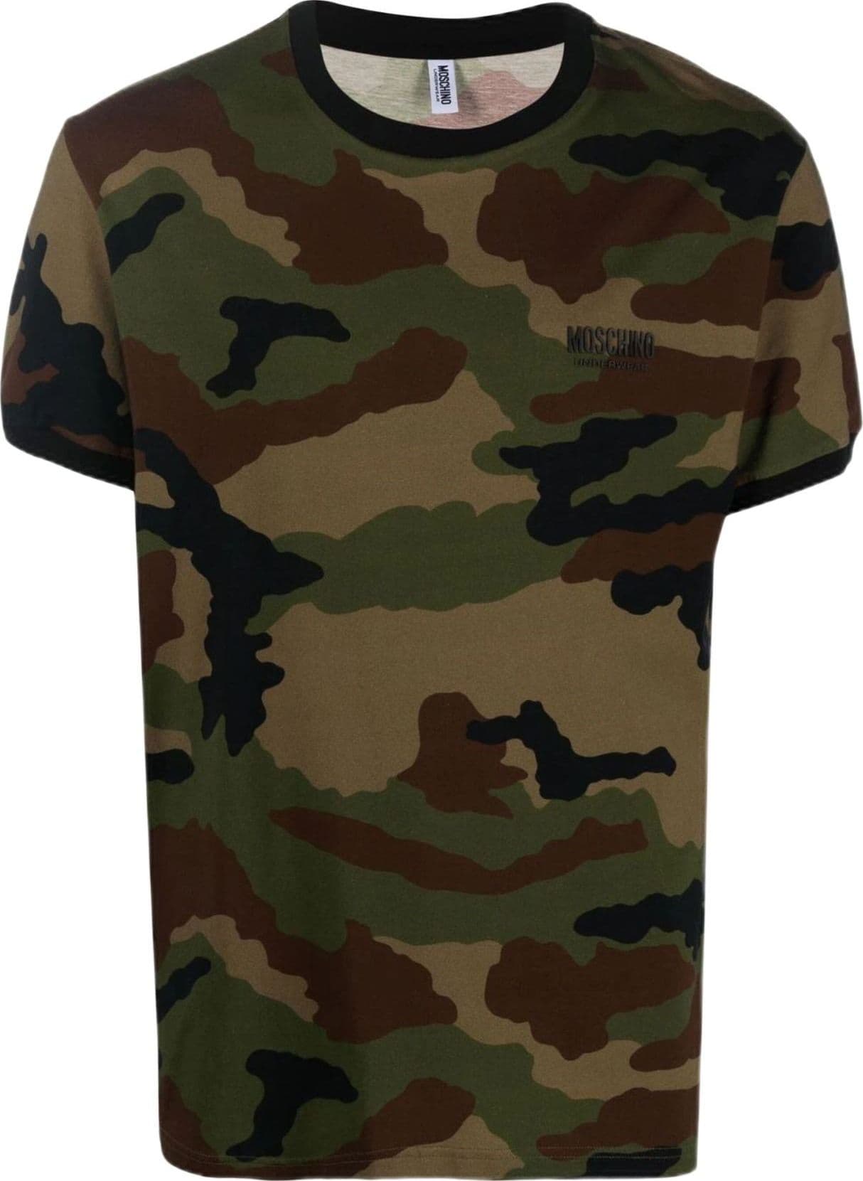 moschino  T-SHIRT CAMOUFLAGE – VERDE