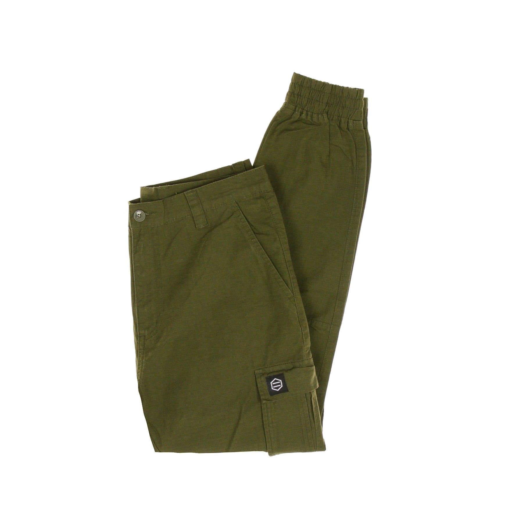 DOLLY NOIRE Pantalone Lungo Uomo Cargo Ripstop Green - 5