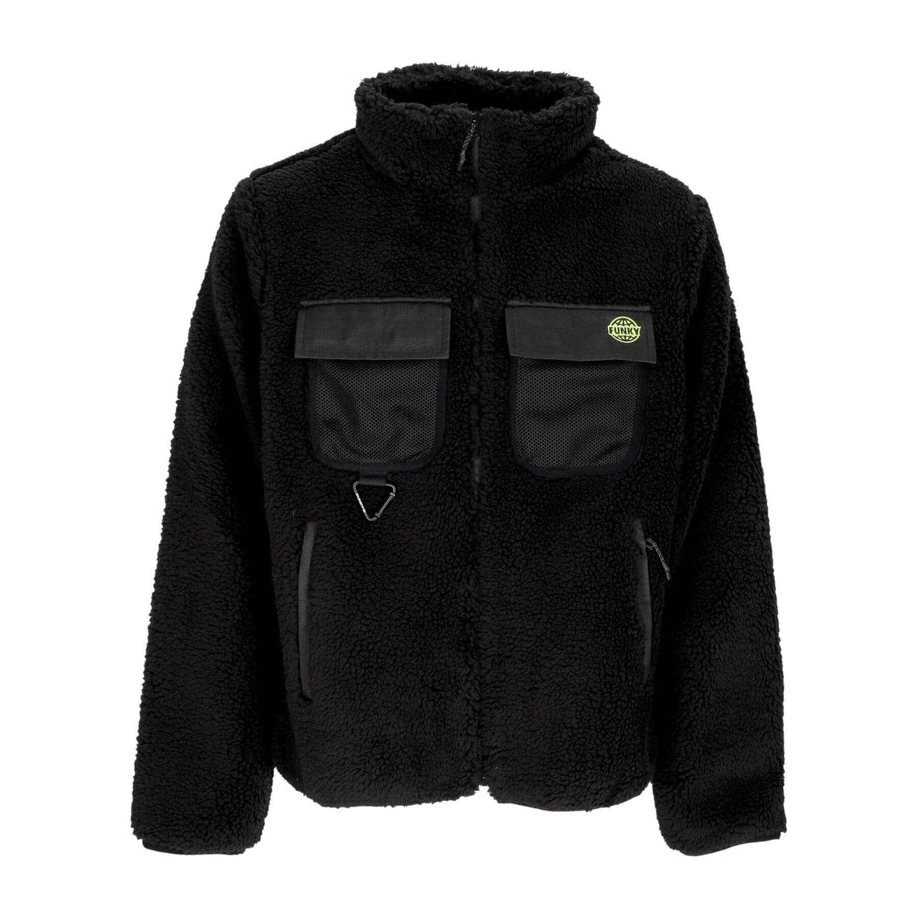 FUNKY Orsetto Uomo Grog Sherpa Jacket Black - 4