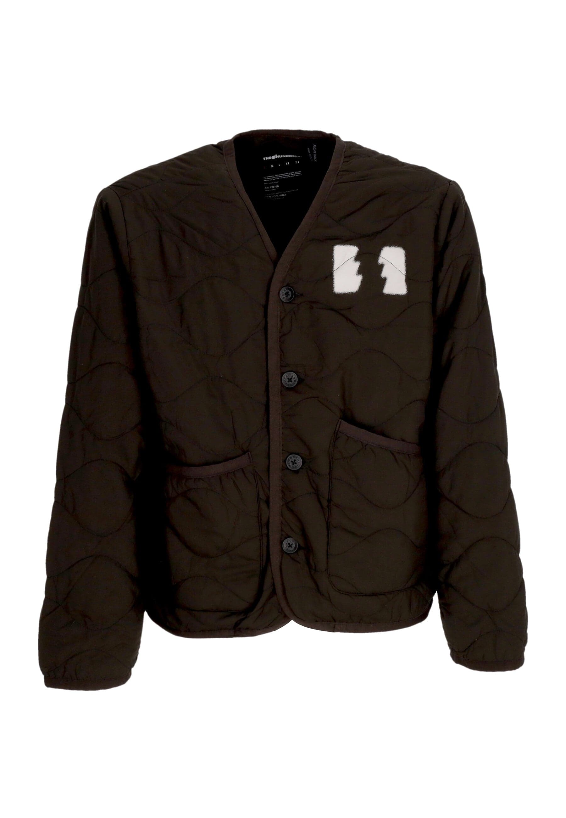 THE HUNDREDS Giubbotto Uomo Teenager Liner Jacket Black - 5