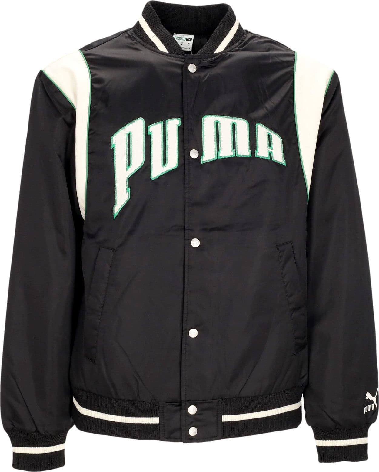 PUMA Giubbotto College Uomo Puma Team For the Fanbase Varsity Jacket Black