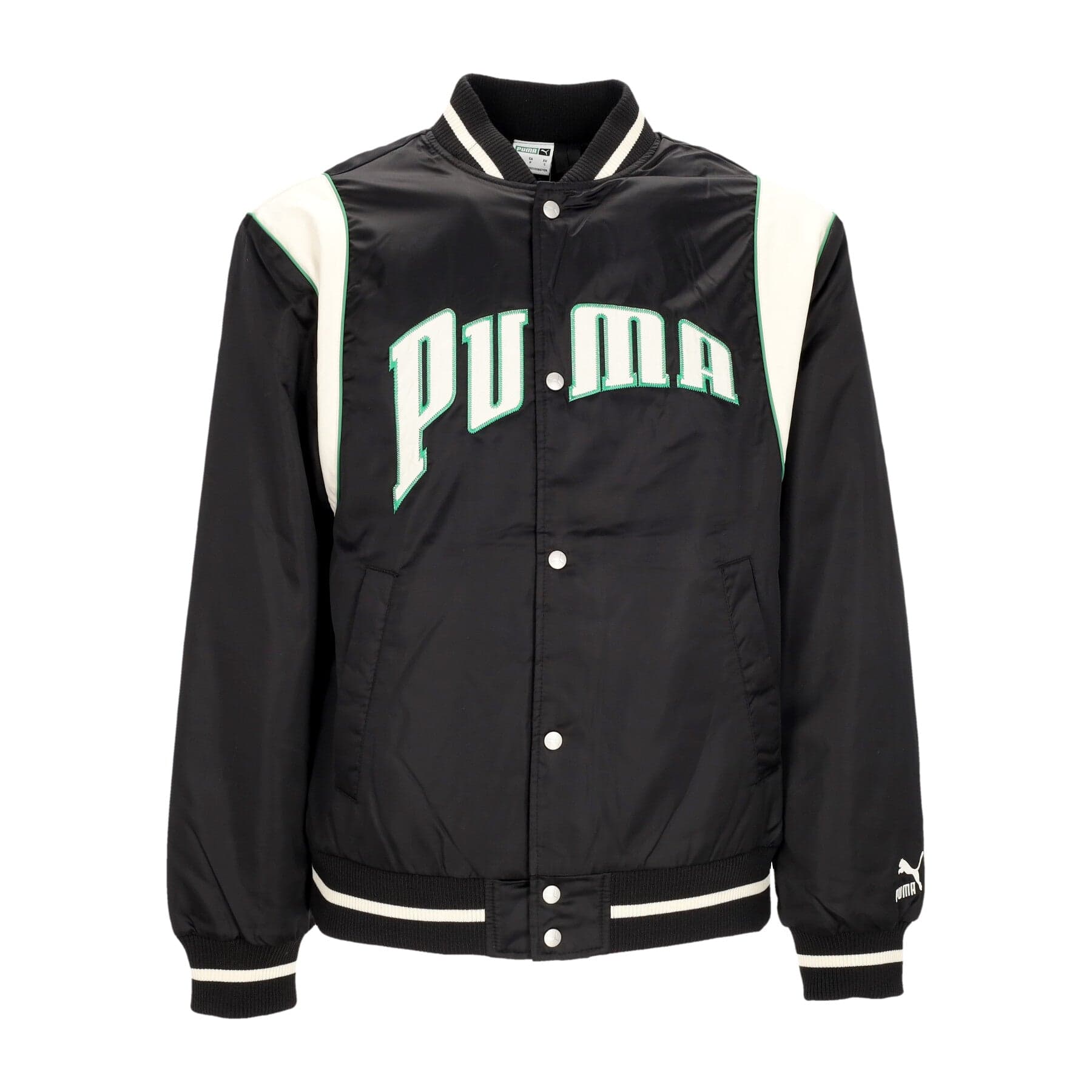 PUMA Giubbotto College Uomo Puma Team For the Fanbase Varsity Jacket Black - 3
