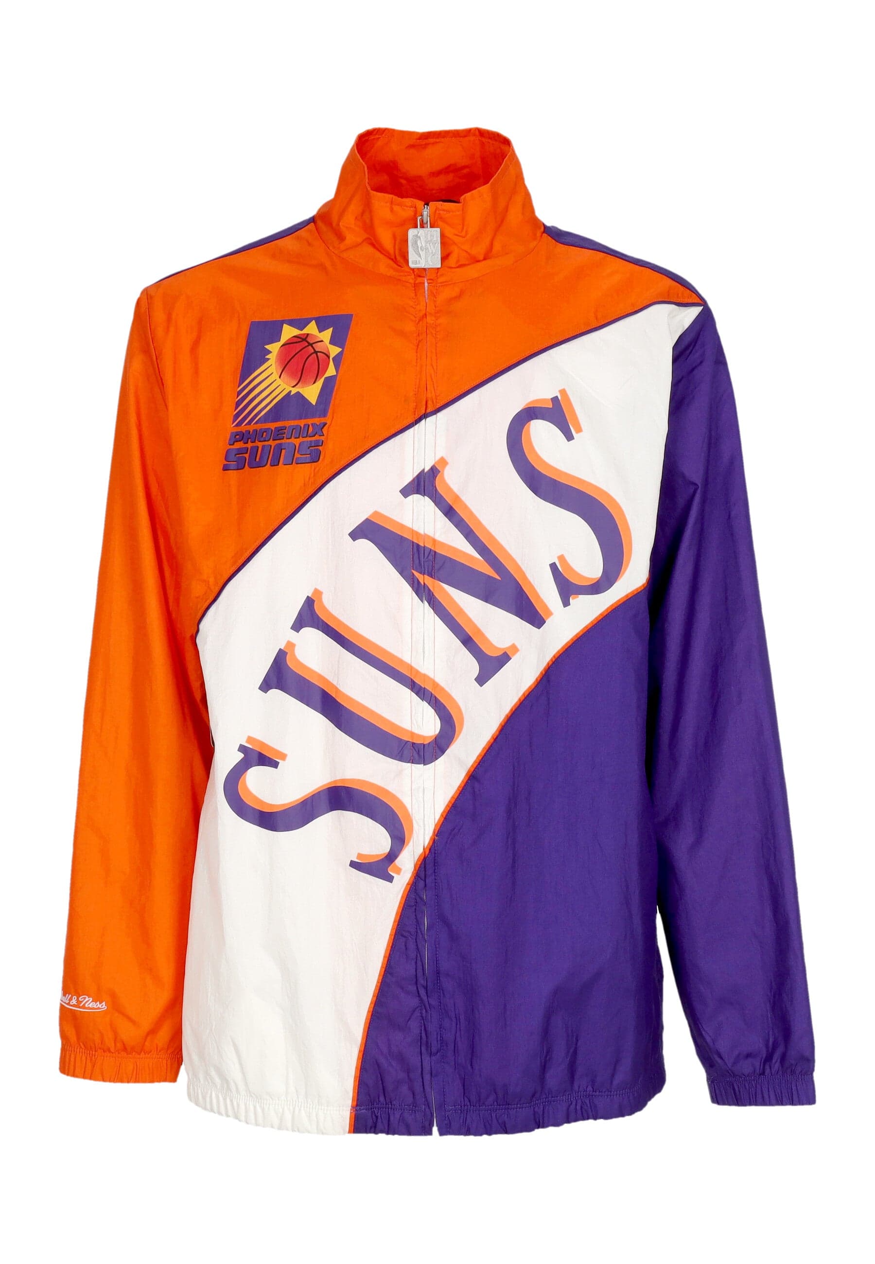 MITCHELL &amp; NESS Giacca a Vento Uomo Nba Arched Retro Lined Windbreaker Phosun Purple/orange - 3