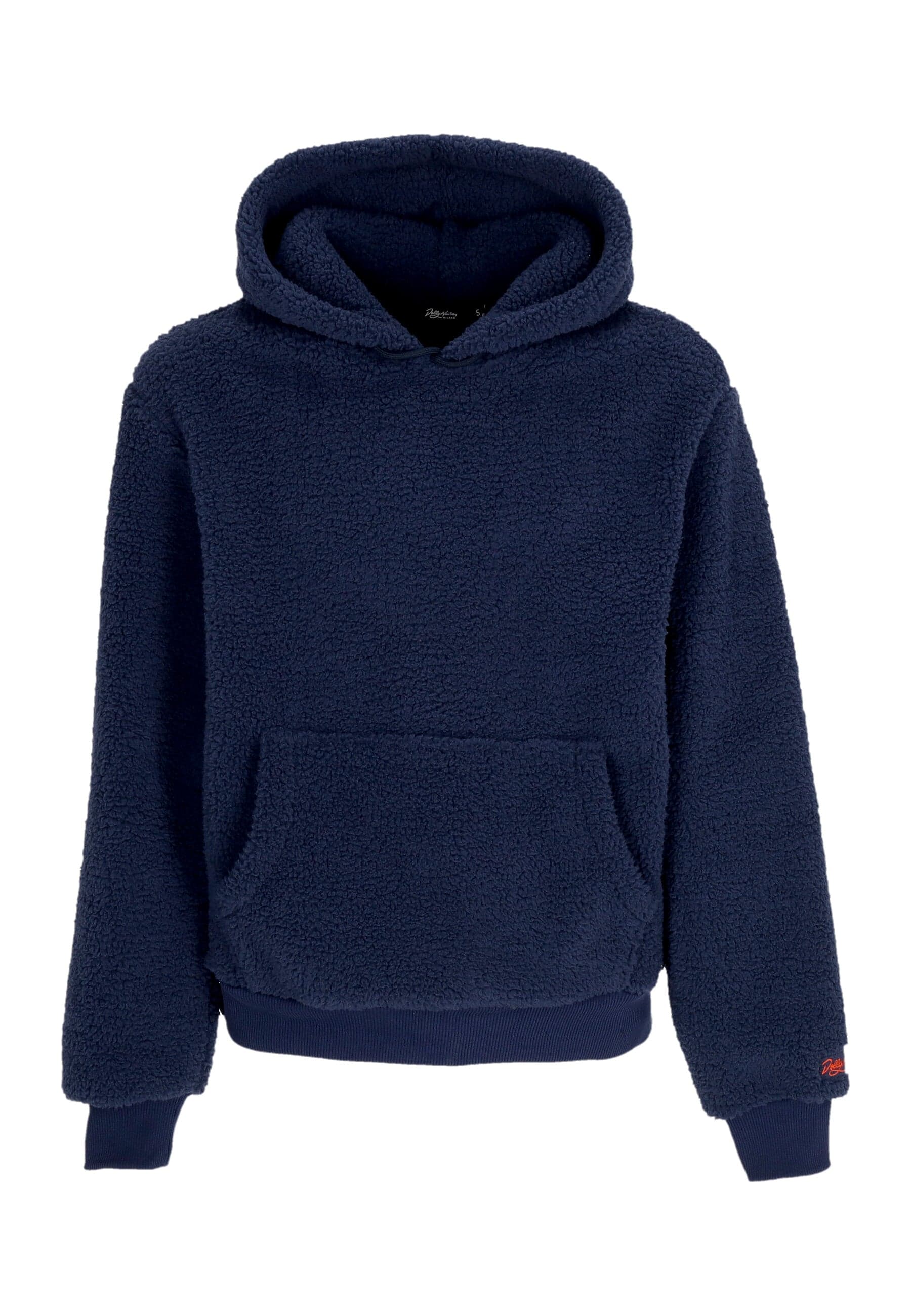 DOLLY NOIRE Felpa Cappuccio Uomo Sherpa Hoodie Navy - 4