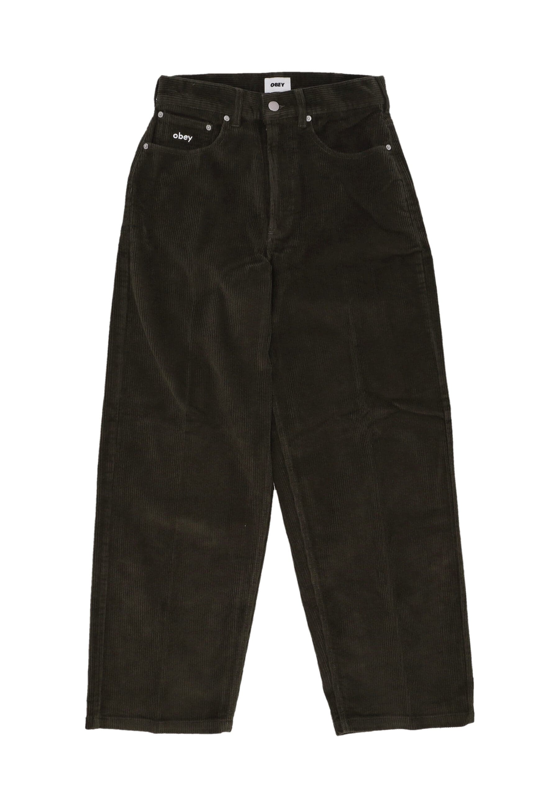 OBEY Pantalone Lungo Uomo Bigwig Baggy Corduroy Pant Rosin - 3