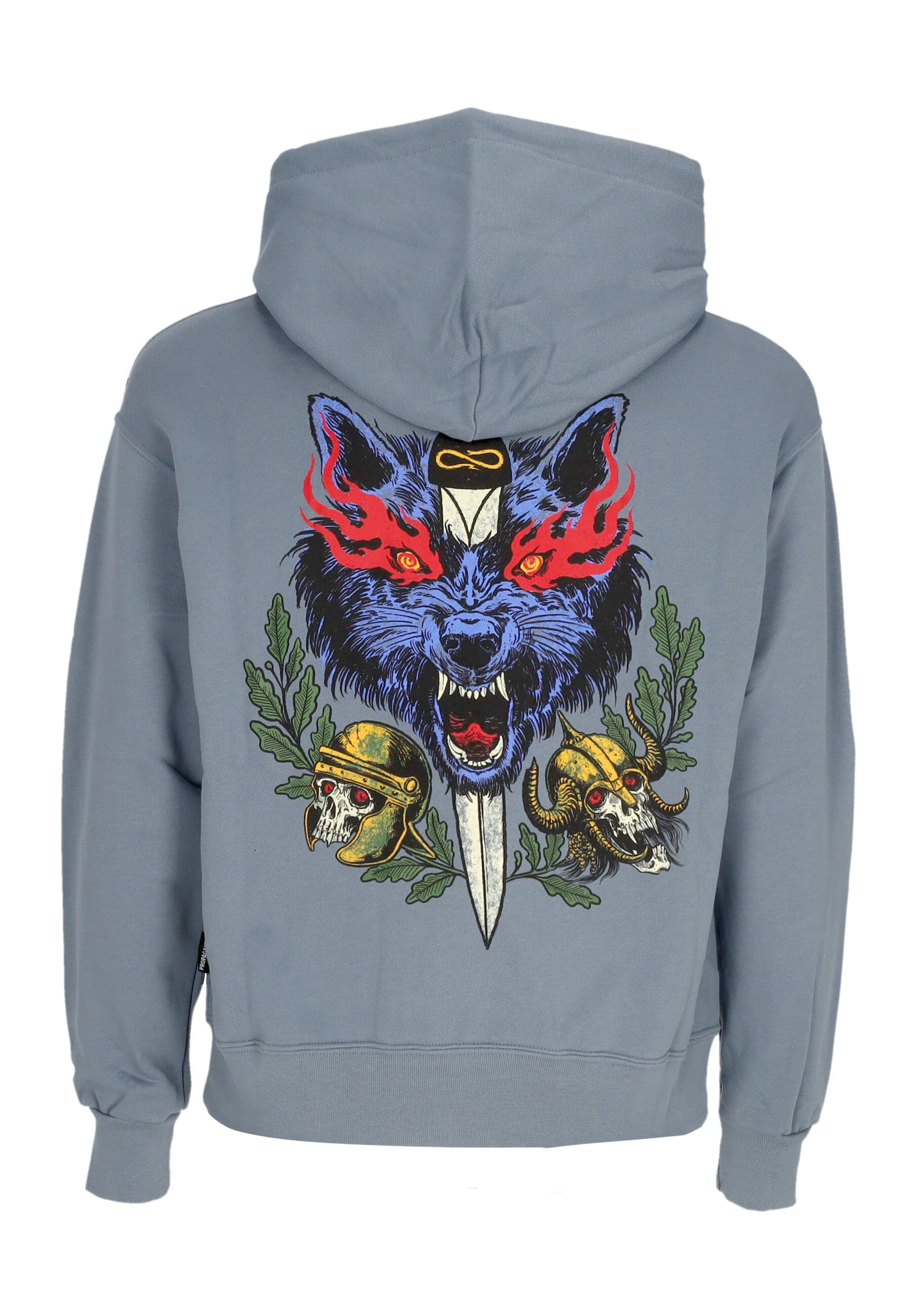 PROPAGANDA Felpa Cappuccio Uomo Werewolf Hoodie Storm - 3