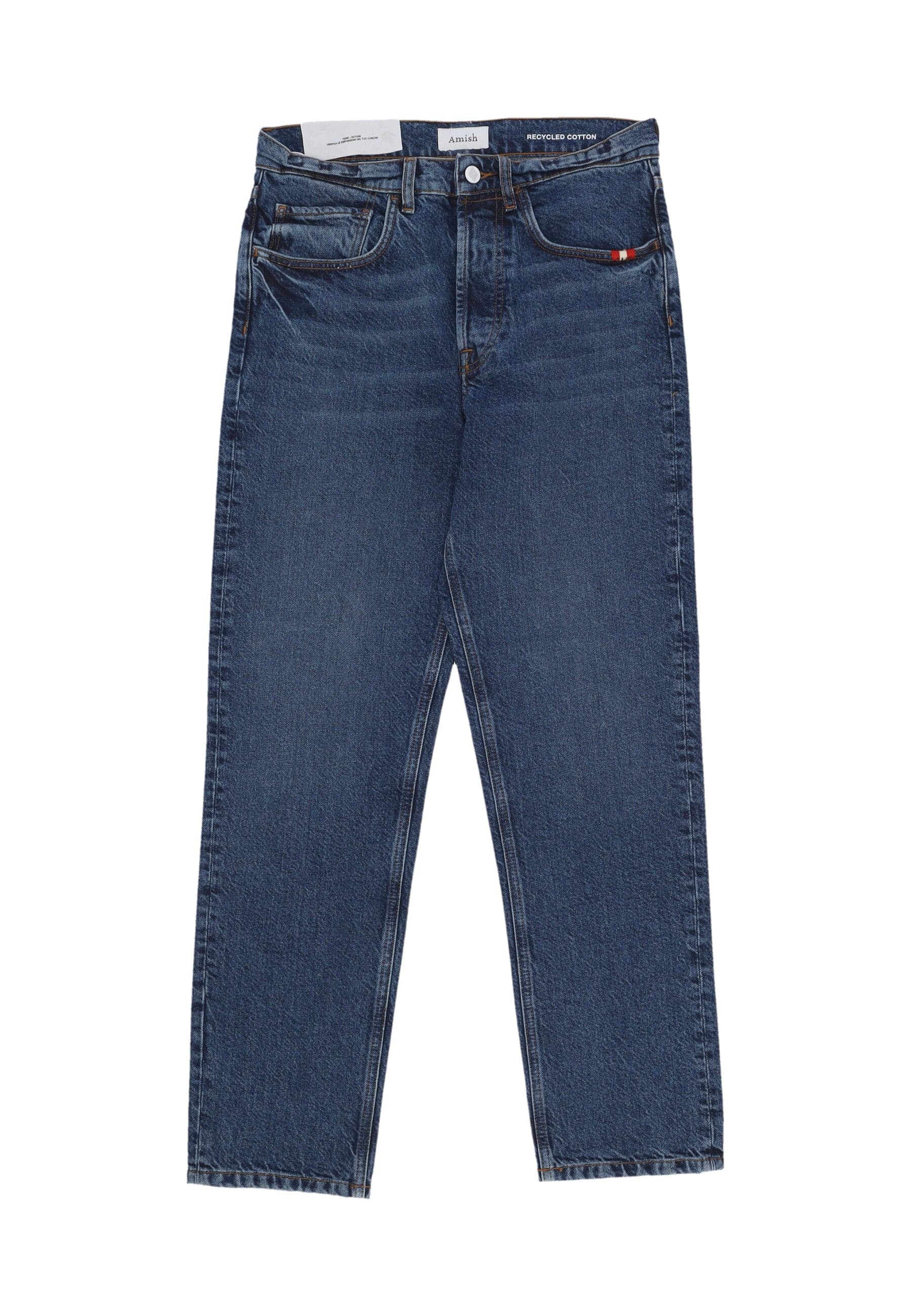 AMISH Jeans Uomo Jeremiah Straight Denim - 5