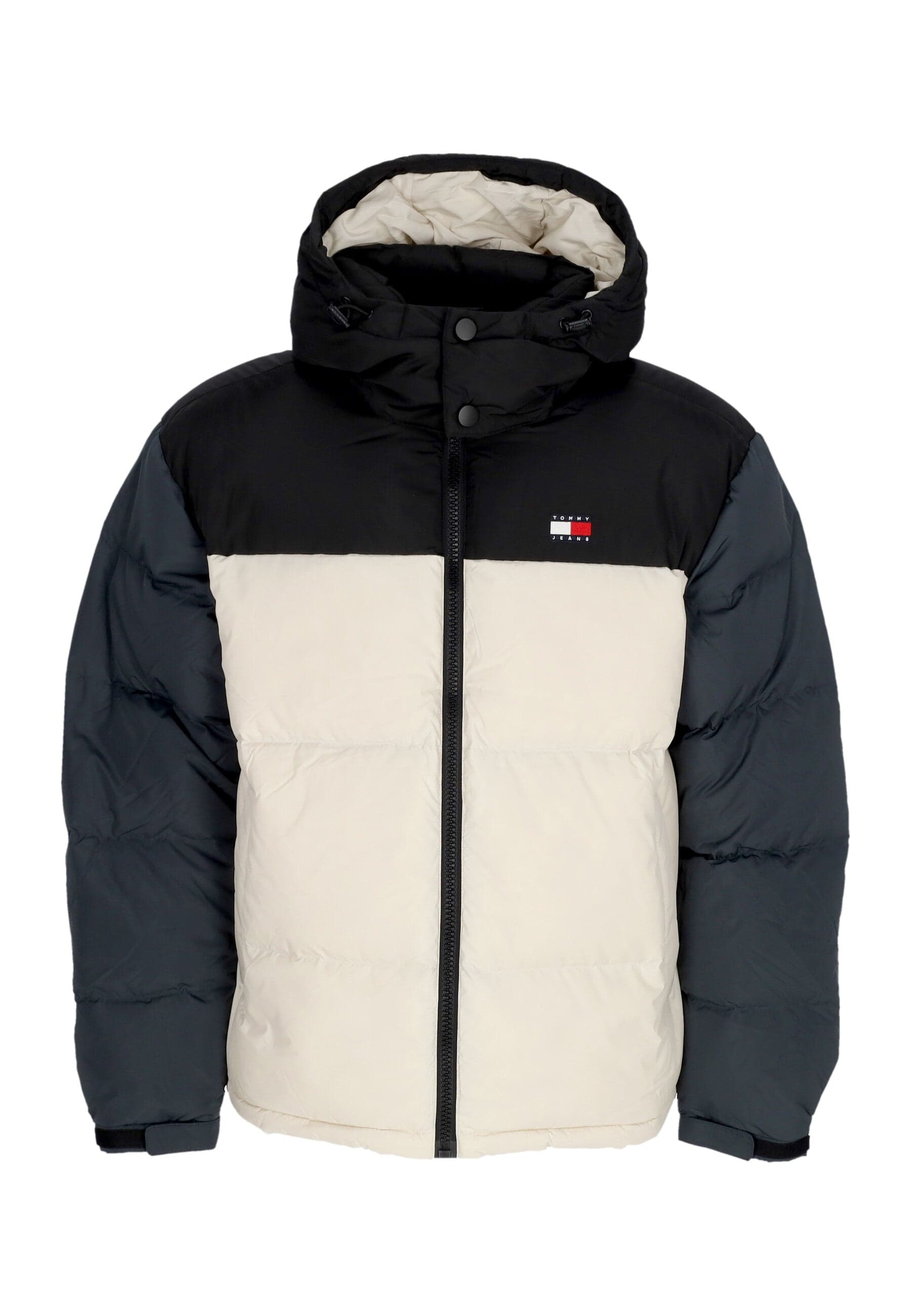 Tommy Hilfiger Piumino Uomo Alaska Colorblock Puffer Newsprint Multi - 5
