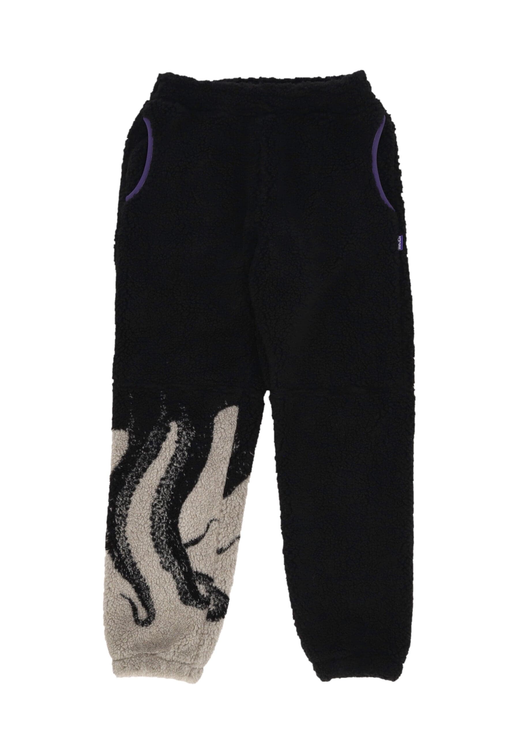 OCTOPUS Orsetto Uomo Side Sherpa Pants Black - 4