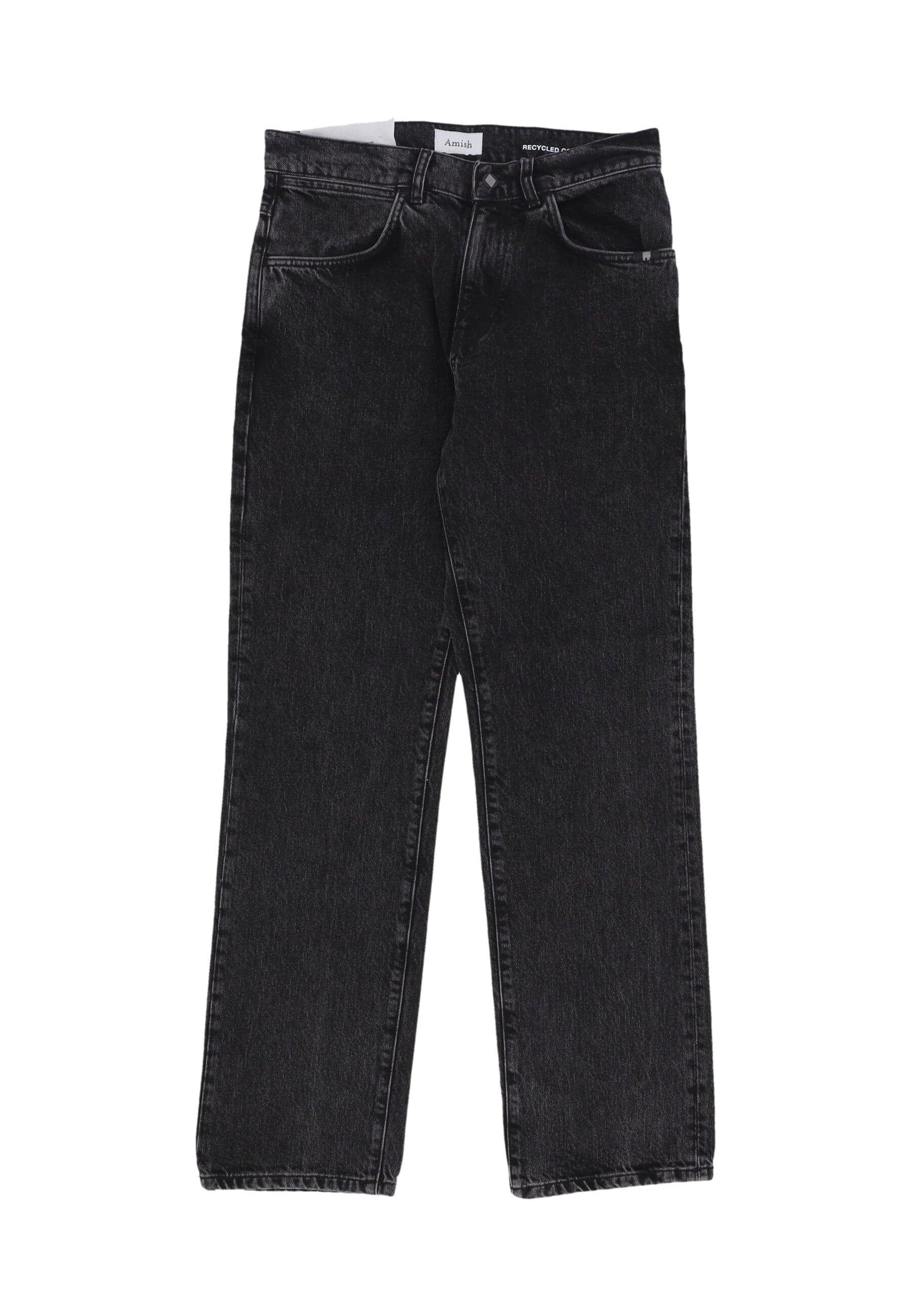 AMISH Jeans Uomo James Denim Black - 5