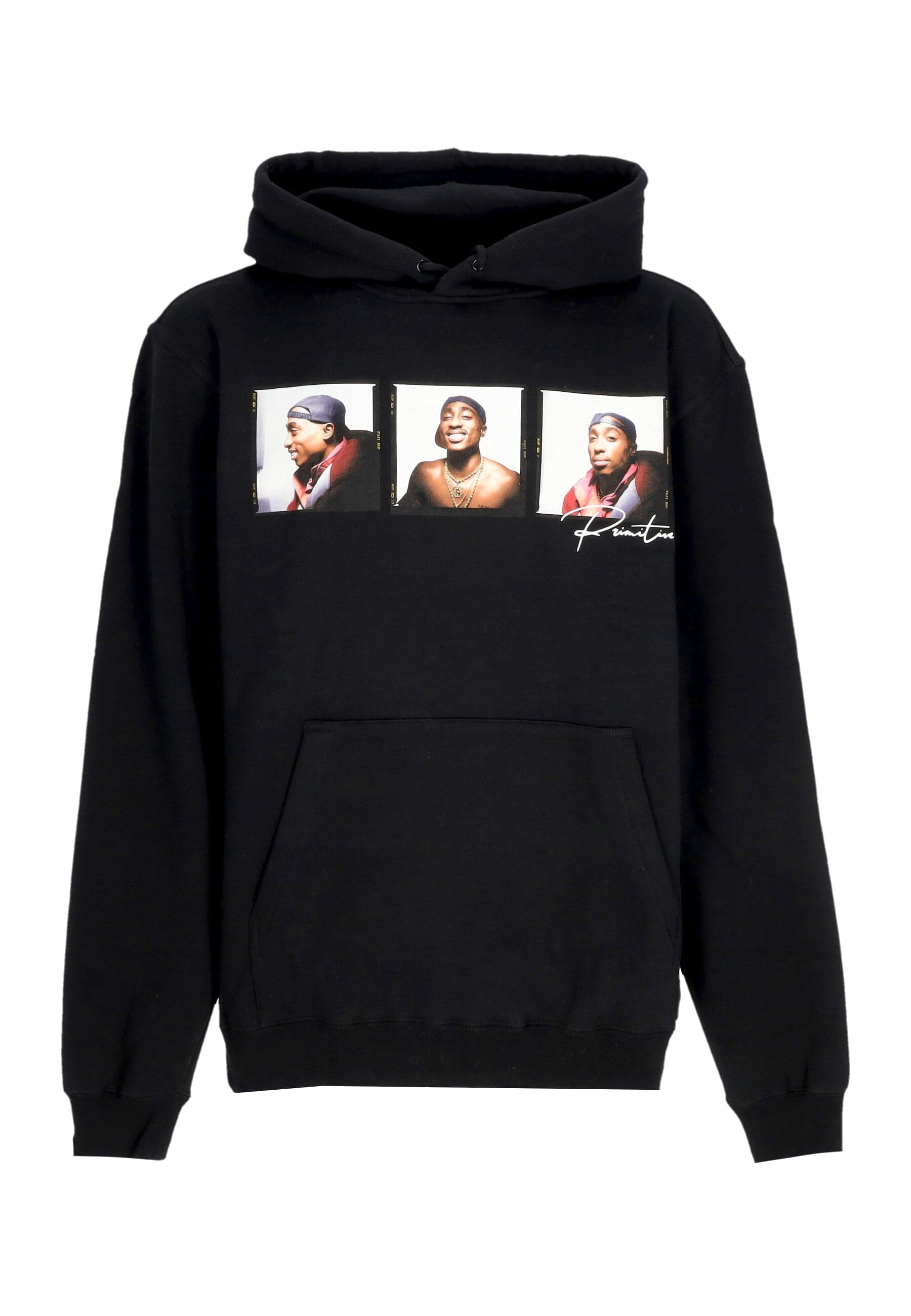 PRIMITIVE Felpa Cappuccio Uomo Truth Hoodie X Tupac Black - 3