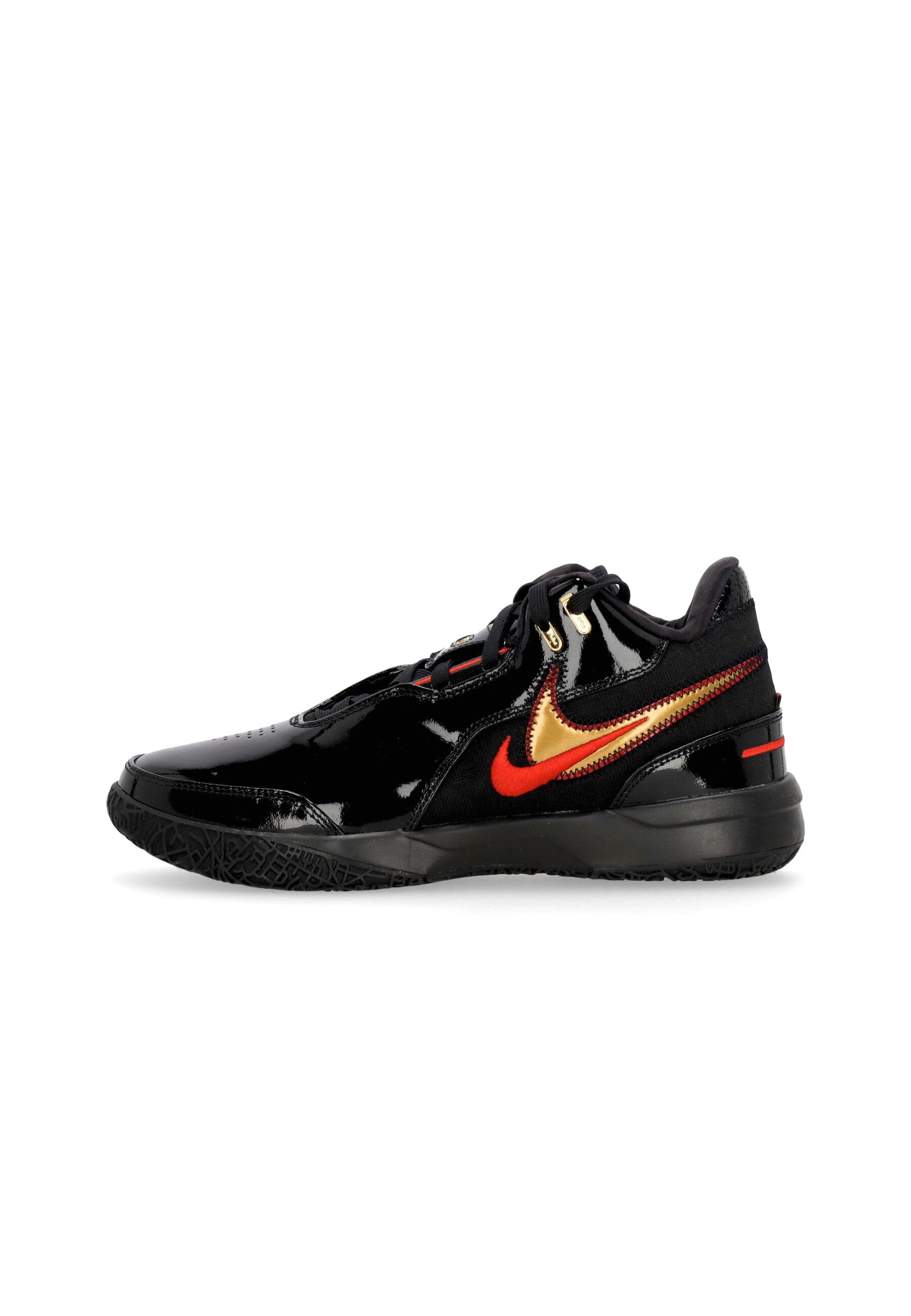 NIKE NBA Scarpa Basket Uomo Zoom Lebron Nxxt Gen Ampd Black/metallic Gold/university Red