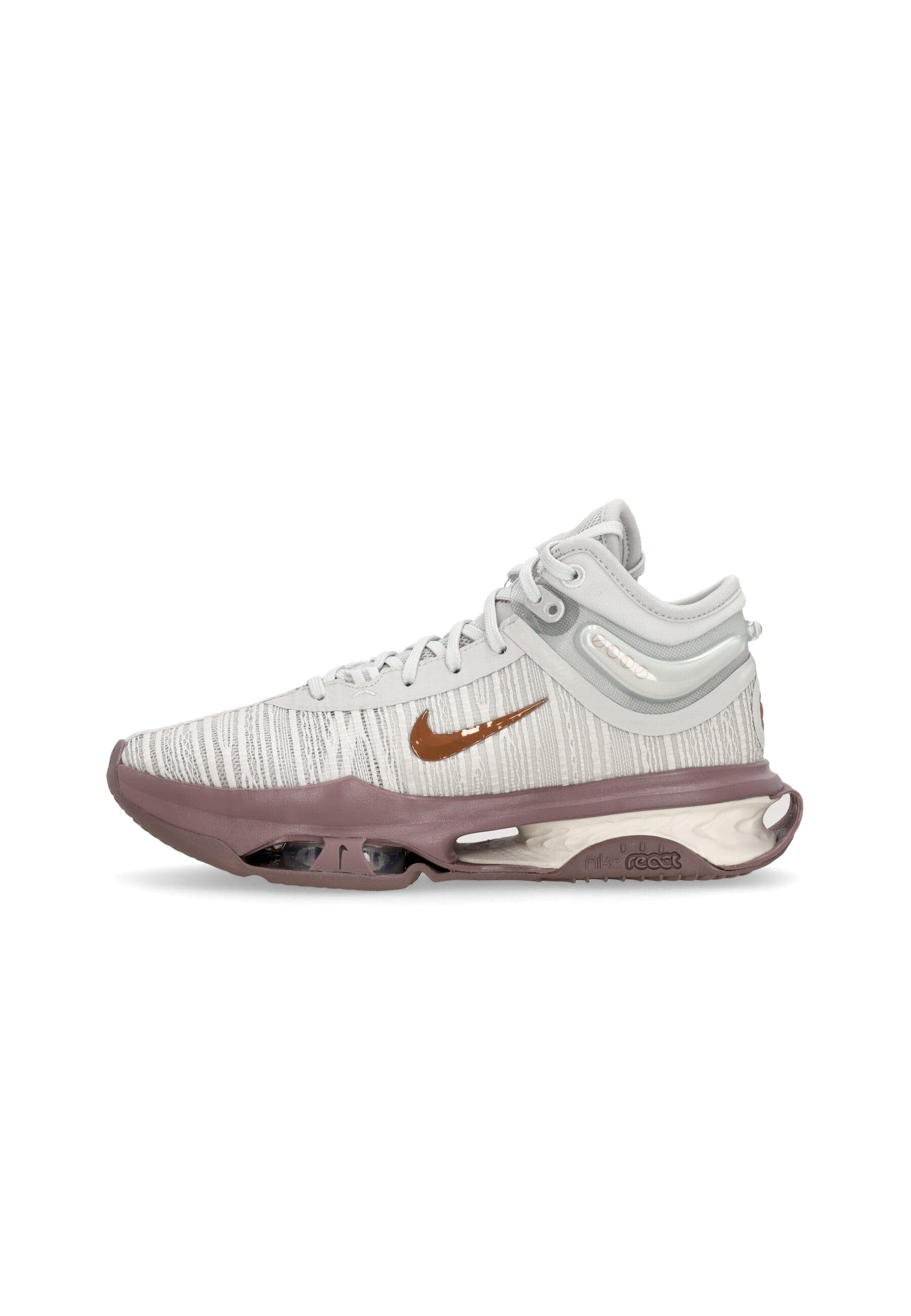 NIKE NBA Scarpa Basket Uomo Air Zoom G.t. Jump 2 Photon Dust/mtlc Red Bronze/taupe Grey - 7