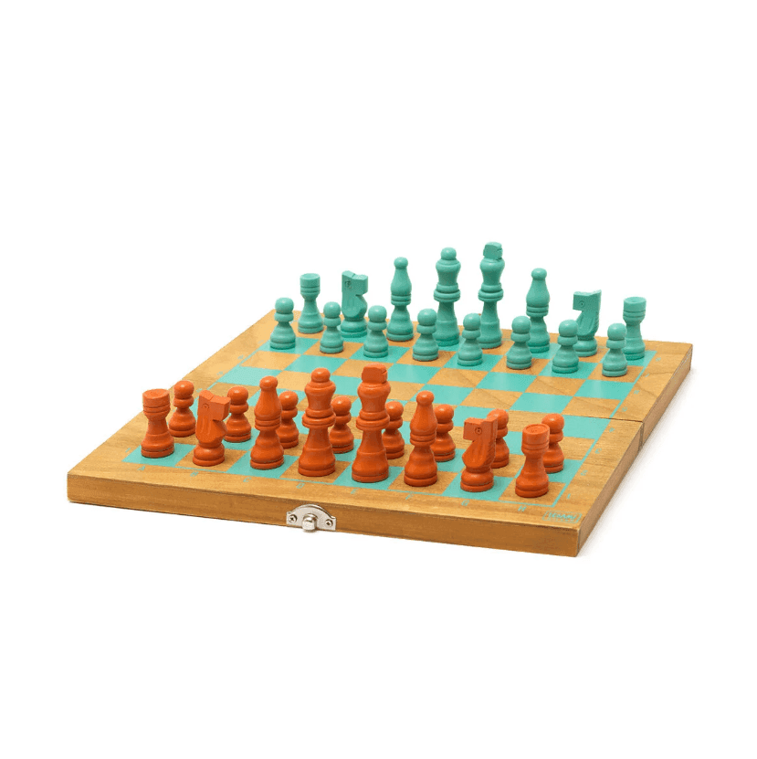 Legami - Gioco Scacchi e Dama la scacchiera 2-in-1 - Vintage Memories (CD0001) - 2