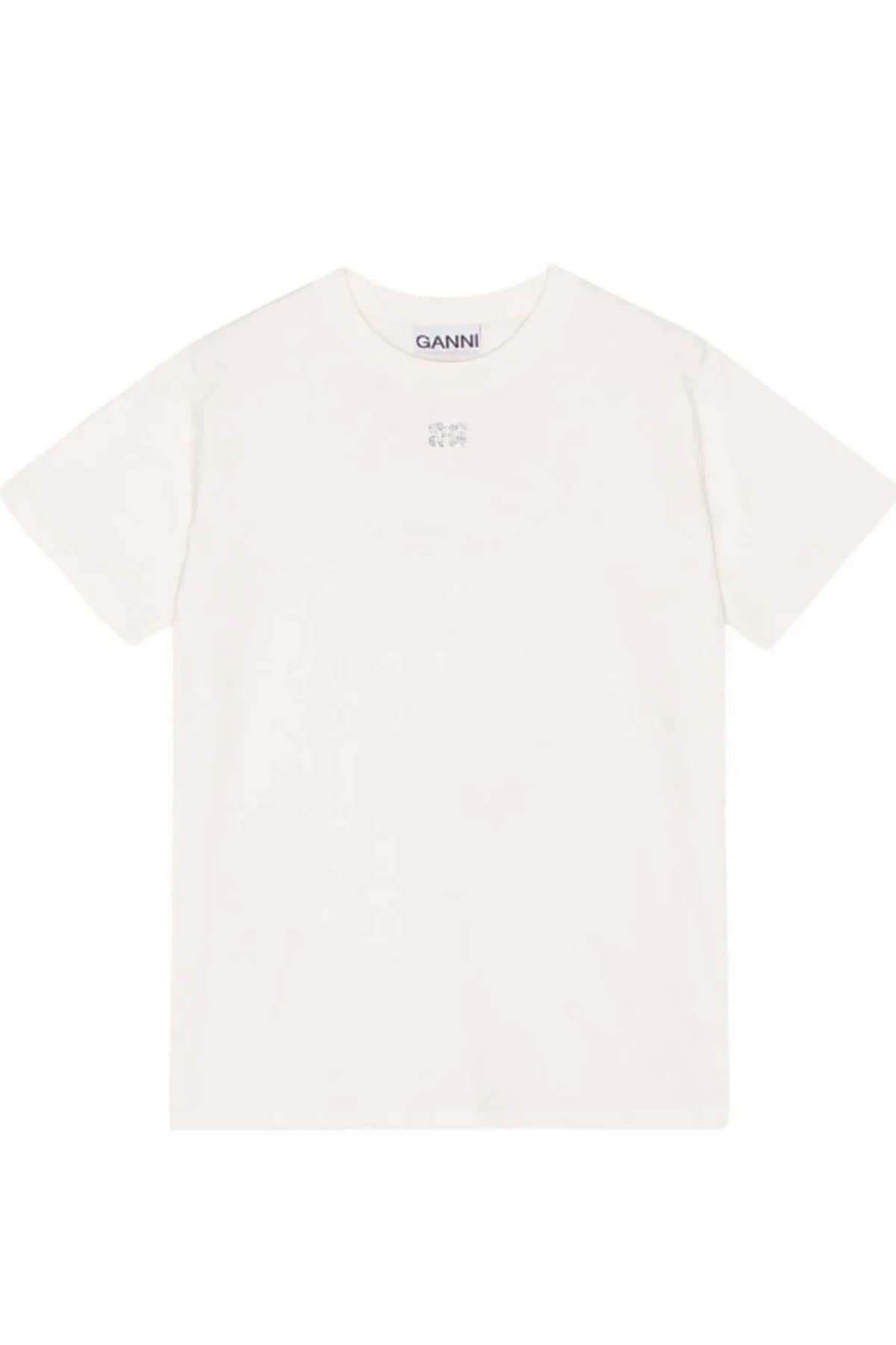 GANNI  T-shirt e Polo Ivory - 6