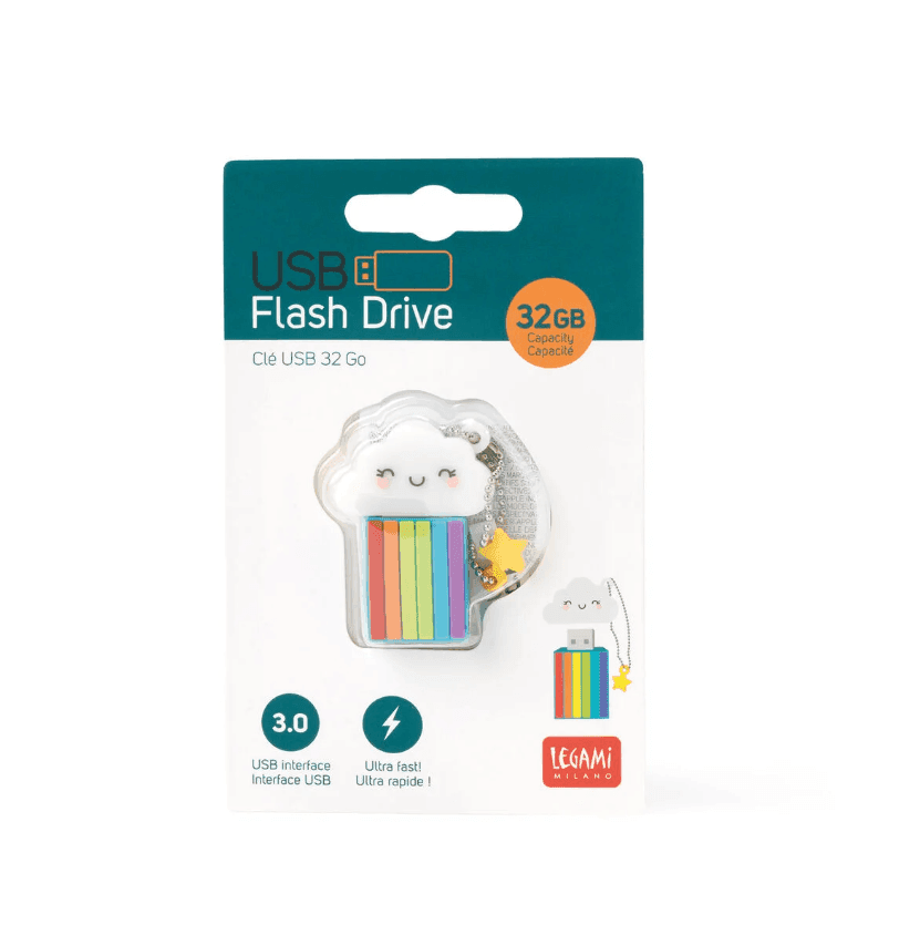 Legami -  chiavetta USB 3.0 a tema Arcobaleno (USB0006) - 4