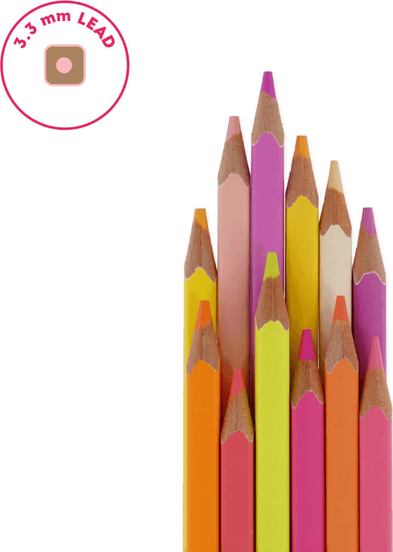 Legami - Set di 12 Matite Colorate Sunset Palette (EV0001) - 2