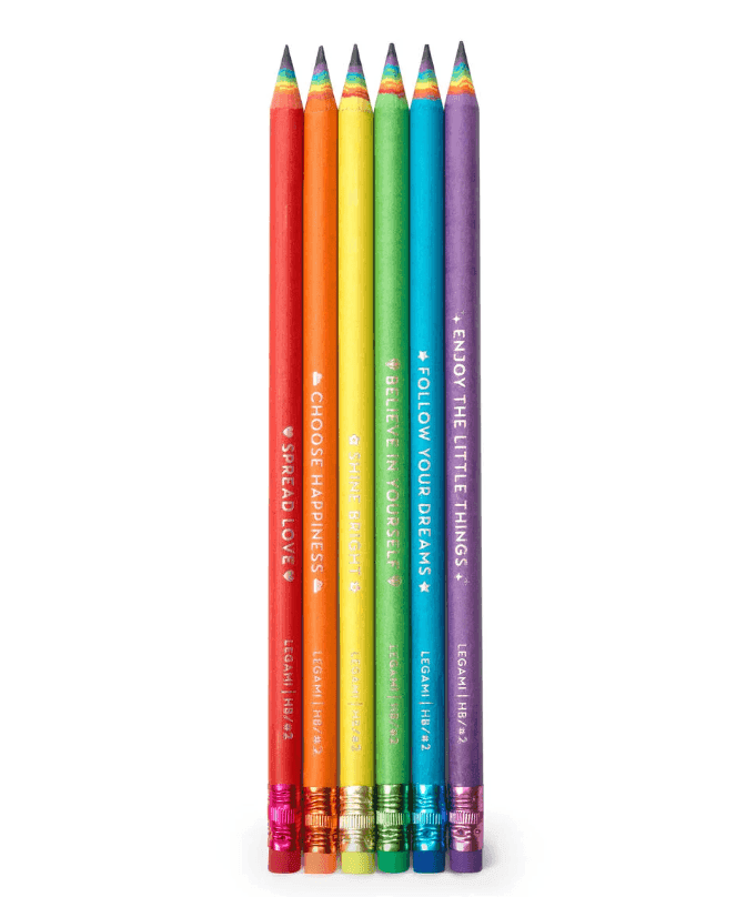 Legami - Set di 6 Matite HB in Carta Riciclata Multicolore (RPS0001) - 2