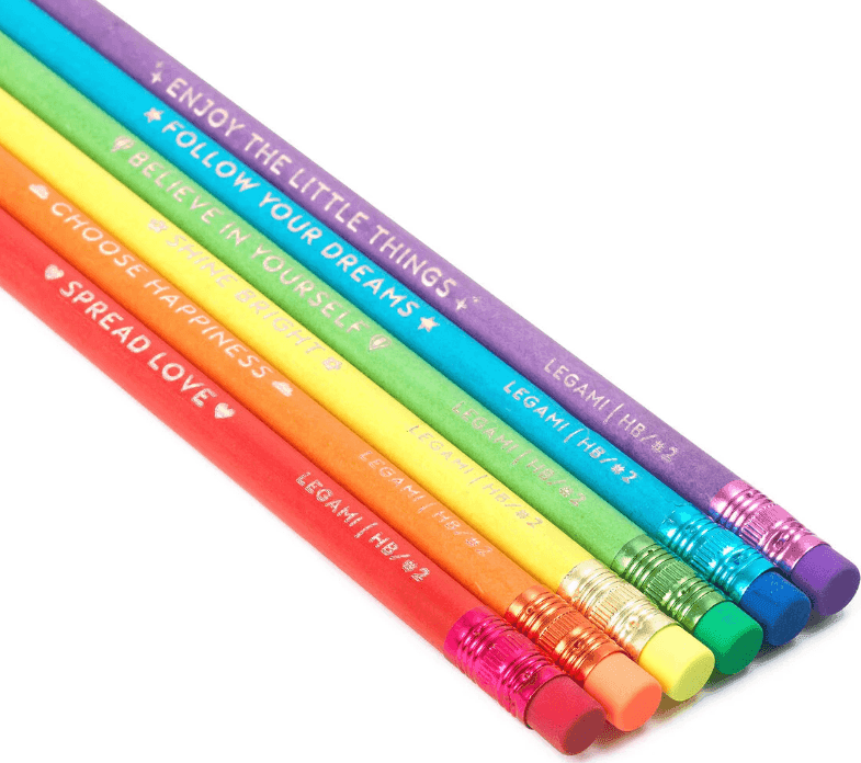 Legami - Set di 6 Matite HB in Carta Riciclata Multicolore (RPS0001) - 4