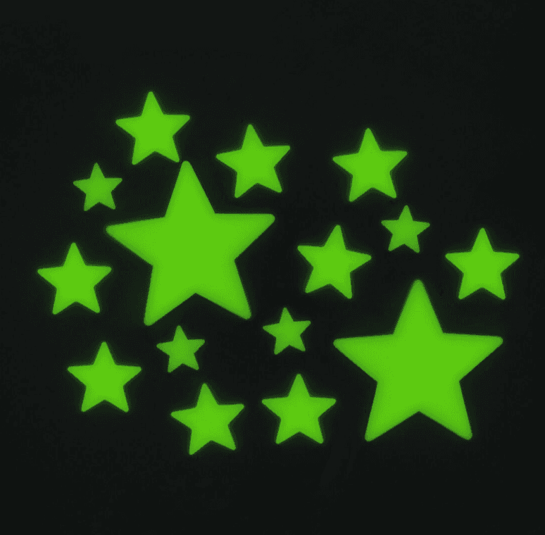 Legami - Set di Stelle Fosforescenti Adesive (GLW0001) - 4