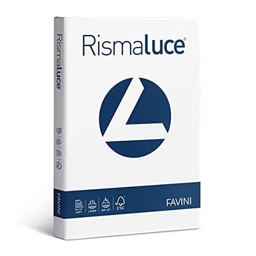 Favini Rismaluce colore Bianco Risma di carta da 120gr 250 fogli Formato A4