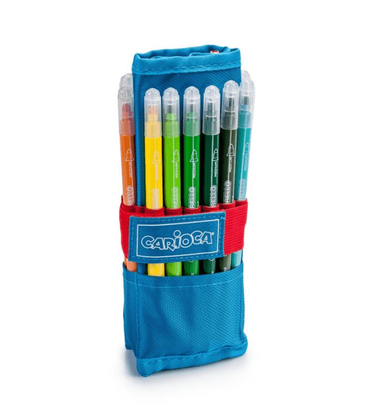 Carioca - Pennarelli Birello Doppia Punta Roller Set da 24 pz (42850) - 2