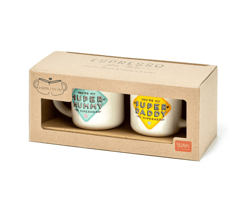 Legami - Tazzine da Caffè - Espresso For Two Super Mummy & Super Daddy (MM0015) - 2