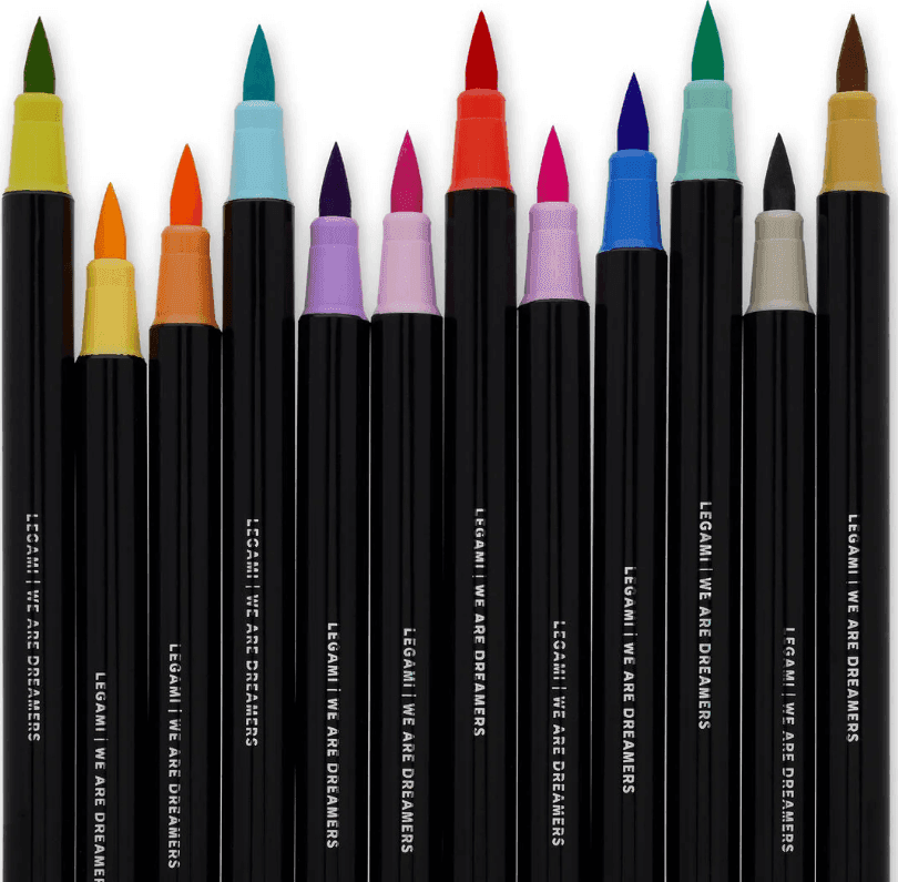 Legami - Set di 12 Pennarelli con Punta Pennello Pastel Colours - Brush Markers (BUMA0002) - 4