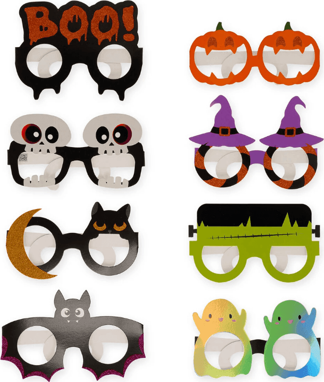 Legami - 8 Occhiali Di Carta Di Halloween  Party Eyeglasses (HPE0003)